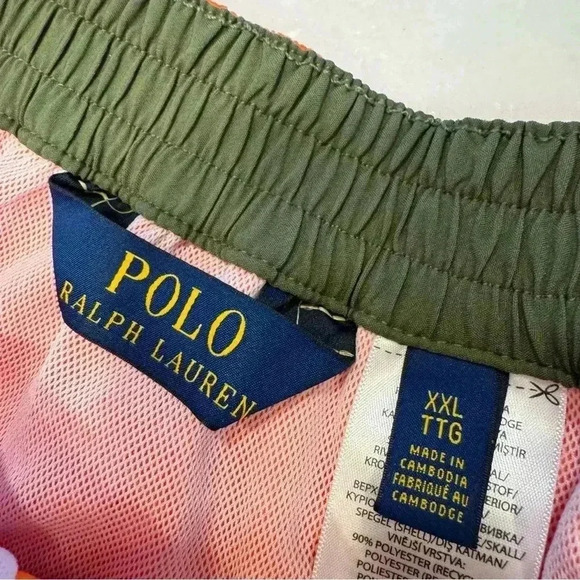 BRAND NEW Polo Ralph Lauren Men's 8.5-Inch Classic-Fit Swim Trunks Orange XXL - Picture 6 of 13